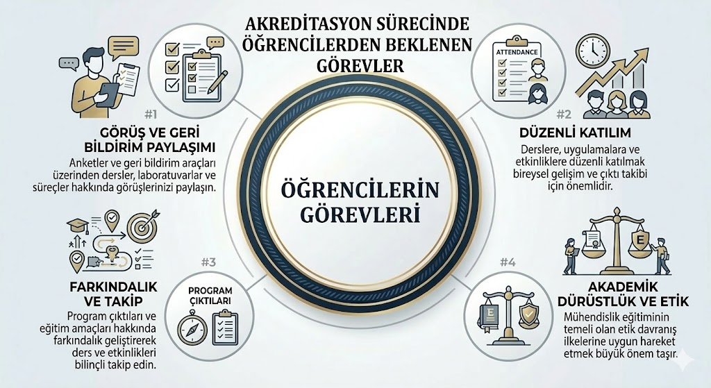 Akreditasyon Sürecinde Öğrencilerden Beklenen Görevler