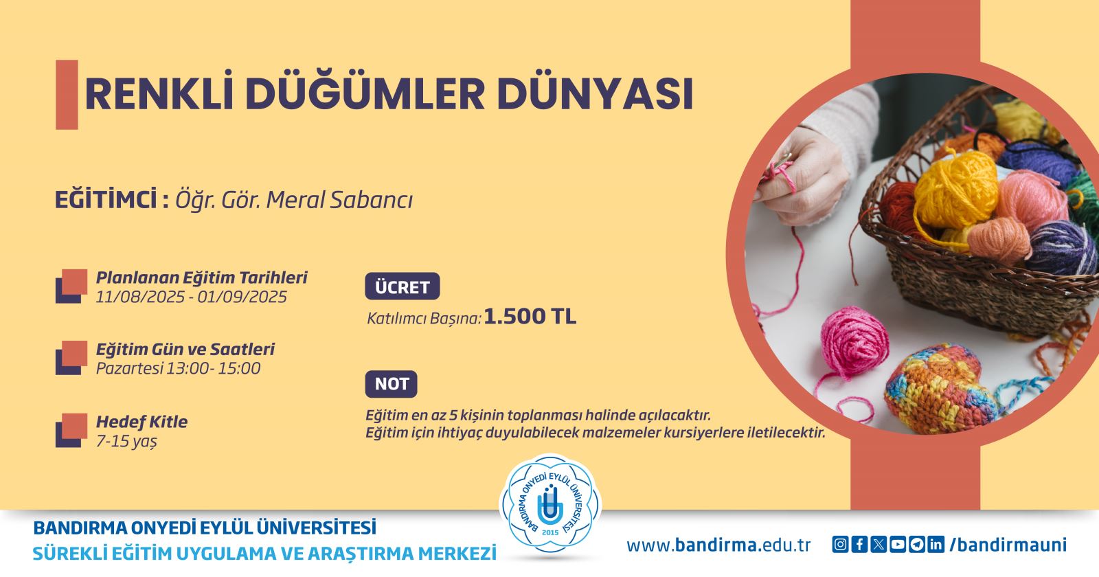 Renkli Düğmeler Kursu